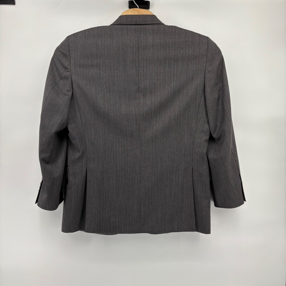Jos A Bank Signature Collection Men's Gray 100% Wool Tailored Fit Blazer‎ 42R - Picture 3 of 5